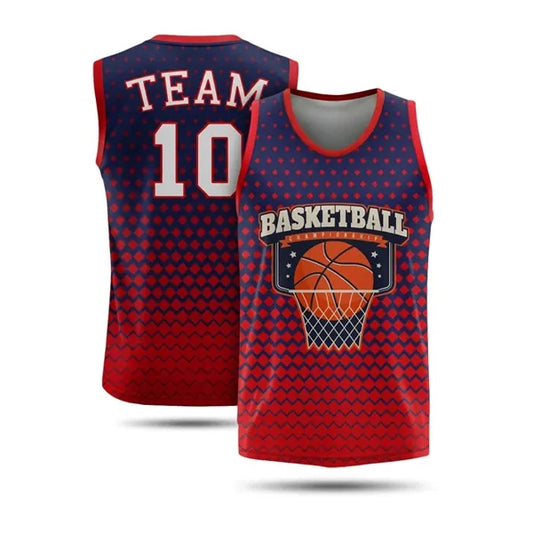 Men's Sublimation Basketball Jersey-160G Birdseye Mesh