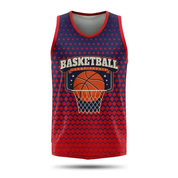 Men's Sublimation Basketball Jersey-160G Birdseye Mesh