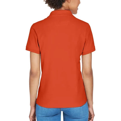 Devon & Jones Ladies' Short-Sleeve Y-Collar Polo Shirt