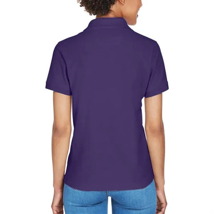 Devon & Jones Ladies' Short-Sleeve Y-Collar Polo Shirt
