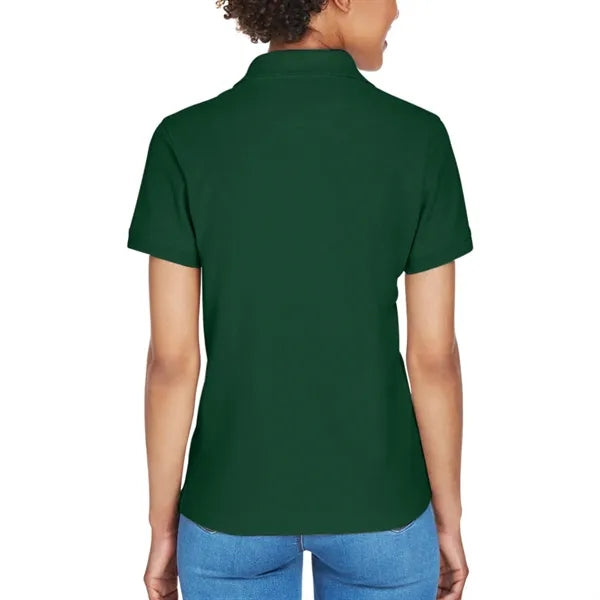 Devon & Jones Ladies' Short-Sleeve Y-Collar Polo Shirt