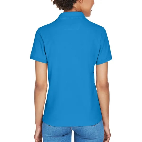 Devon & Jones Ladies' Short-Sleeve Y-Collar Polo Shirt