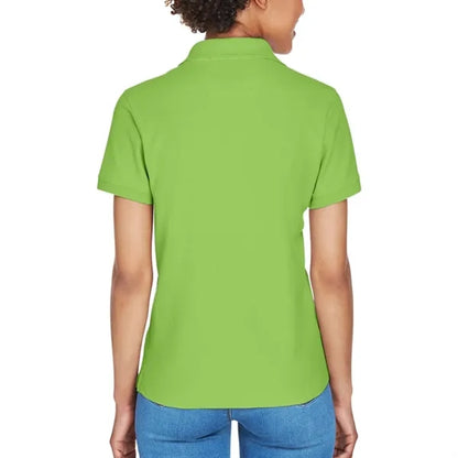 Devon & Jones Ladies' Short-Sleeve Y-Collar Polo Shirt