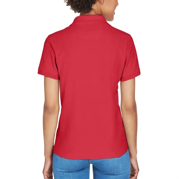 Devon & Jones Ladies' Short-Sleeve Y-Collar Polo Shirt