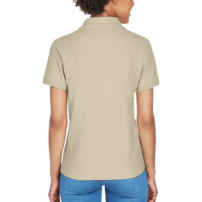 Devon & Jones Ladies' Short-Sleeve Y-Collar Polo Shirt