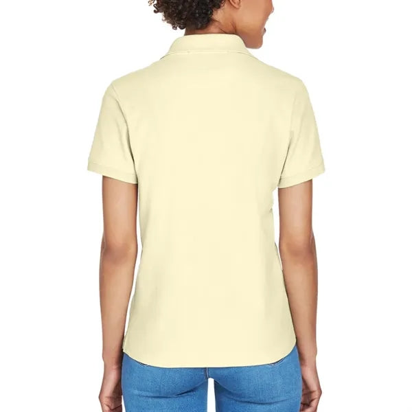 Devon & Jones Ladies' Short-Sleeve Y-Collar Polo Shirt
