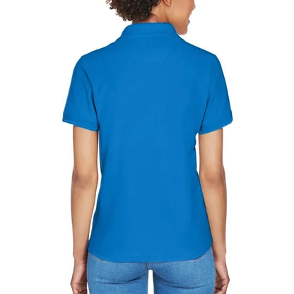 Devon & Jones Ladies' Short-Sleeve Y-Collar Polo Shirt