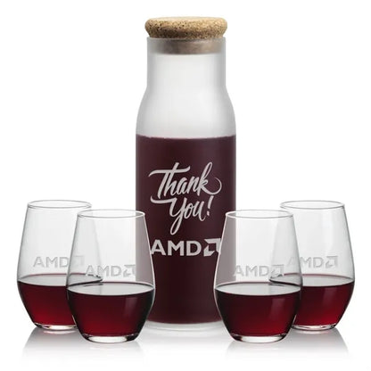 Yarmouth Carafe & Vale Stemless Wine