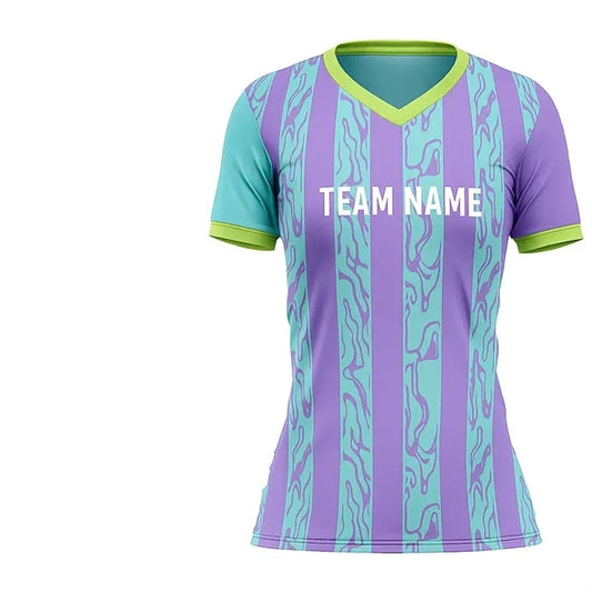 Women's Sublimated Soccer Jersey-160G Birdseye Mesh