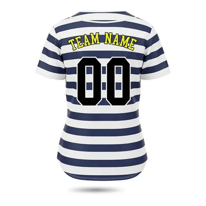 Women's Sublimated Birdseye Mesh Full-Button Baseball Jersey