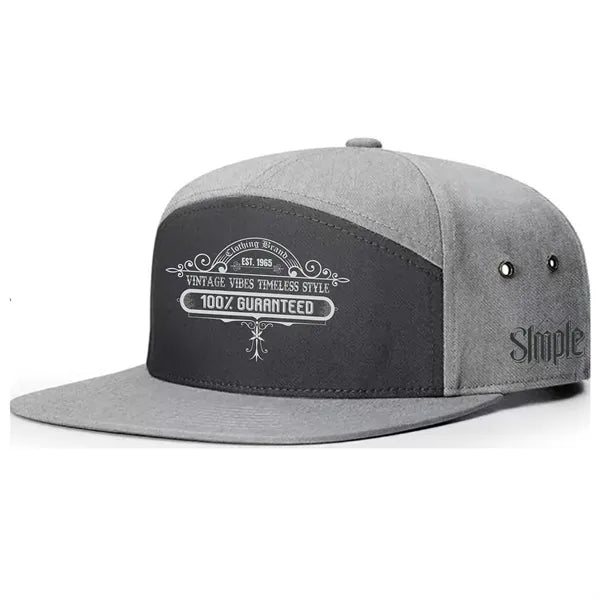 Premium Cotton Twill 7 Panel Cap