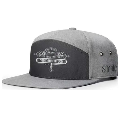 Premium Cotton Twill 7 Panel Cap