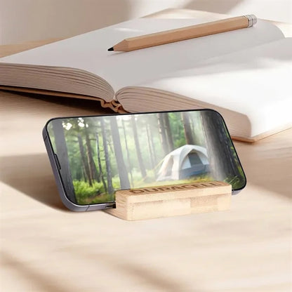 Bamboo Stand & Keypad Stress Reliever