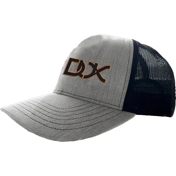 Heathered Cotton 6-Panel Mesh Snapback Cap