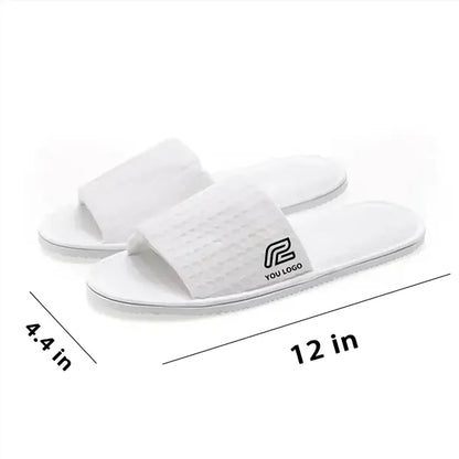 Waffle Slippers for Spa Party Guest Hotel and Travel