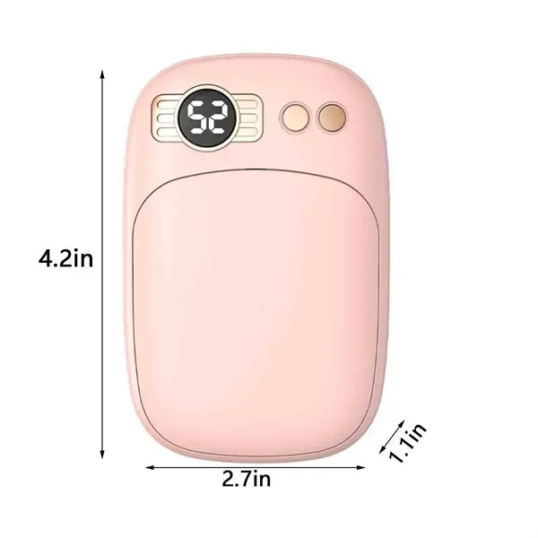10000mAh USB Hand Warmer Portable Power Bank
