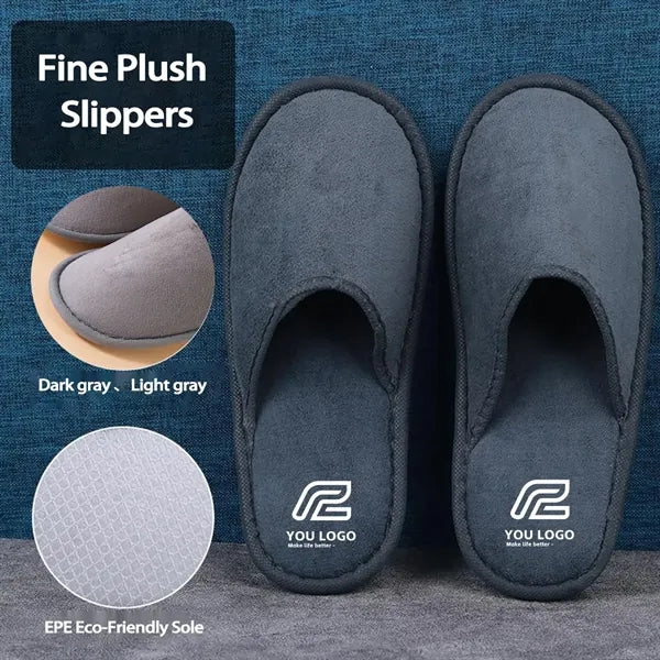 Thick Hotel Spa Slippers Non Slip For Indoor Home Use