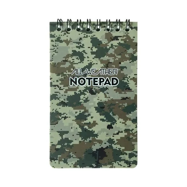 Pocket Notepad Waterproof Notebook Top Spiral