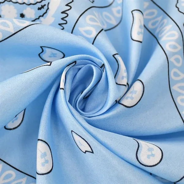 Paisley Print Head Wrap Scarf Wristband
