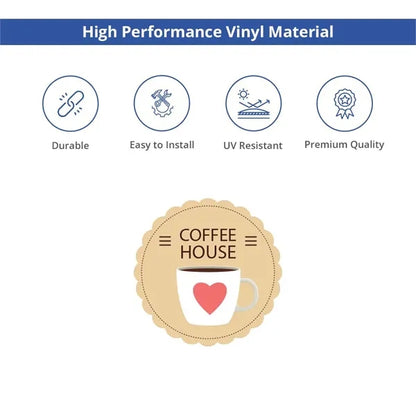 Die-Cut Window Decals (Opaque) - 12" x 12"