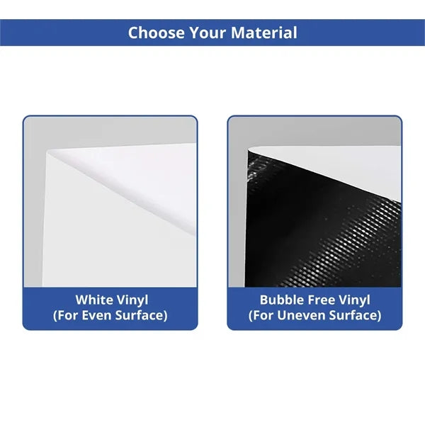 Die-Cut Window Decals (Opaque) - 12" x 12"