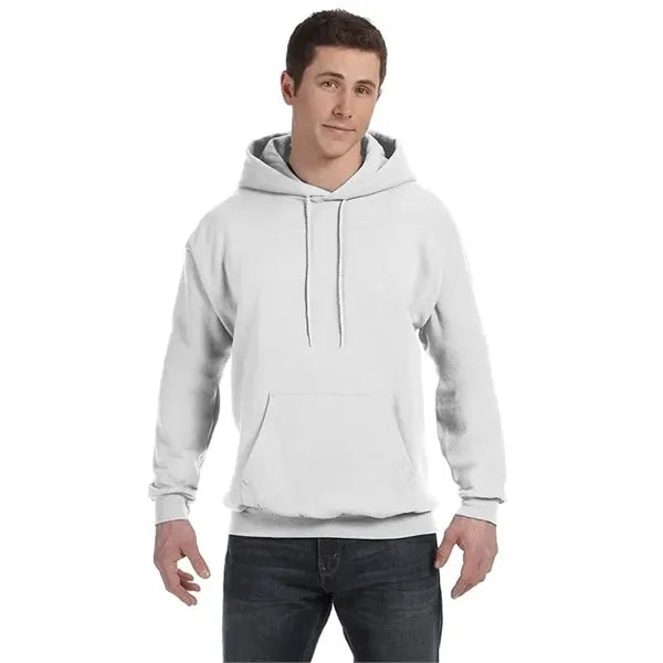 Hanes P170 - White Hoodie- Full-Color Imprint