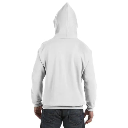 Hanes P170 - White Hoodie- Full-Color Imprint