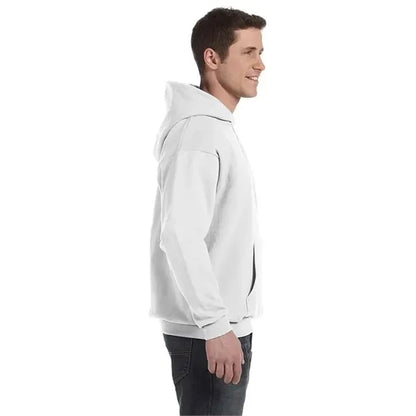 Hanes P170 - White Hoodie- Full-Color Imprint