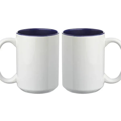 15 oz. Glossy Two-Tone Custom Photo Mug