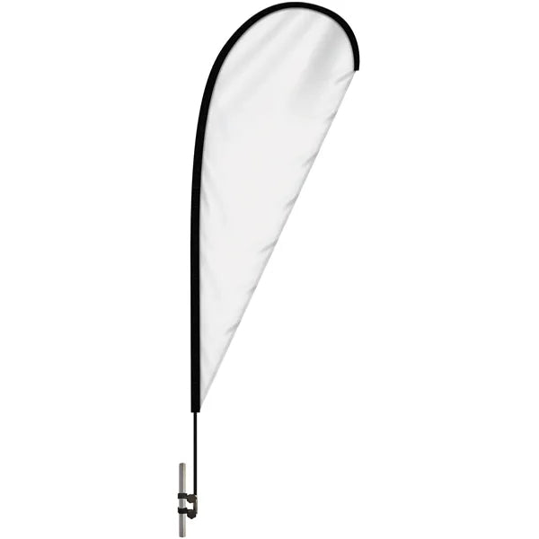 6' Double Sided Teardrop with Hardware and Tent Clamp