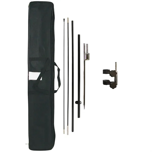 6' Double Sided Teardrop with Hardware and Tent Clamp