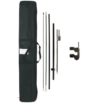 6' Double Sided Teardrop with Hardware and Tent Clamp
