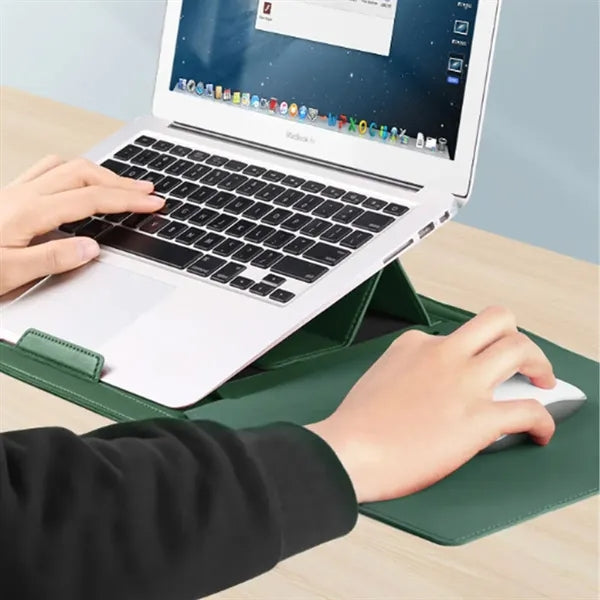 PU Leather Laptop Protective Cover with stand