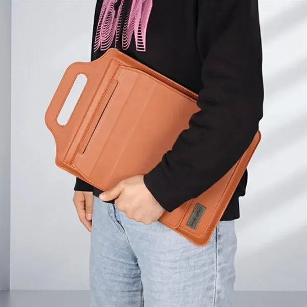 PU Leather Laptop Protective Cover with stand