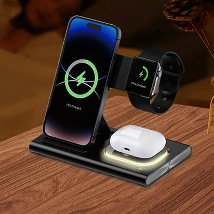 3 in 1 Wireless Charging Station