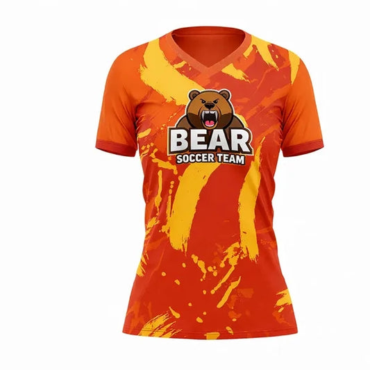 Sublimated Women's Soccer Jersey-180G Silk