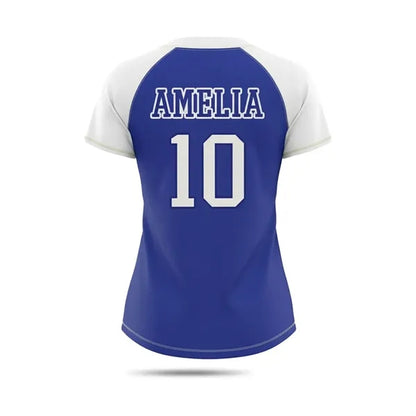 Women's SublimatedBirdseye Mesh 2-Button Baseball Jersey