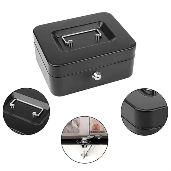 Locking Cash Boxwith with Money Tray