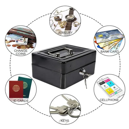 Locking Cash Boxwith with Money Tray