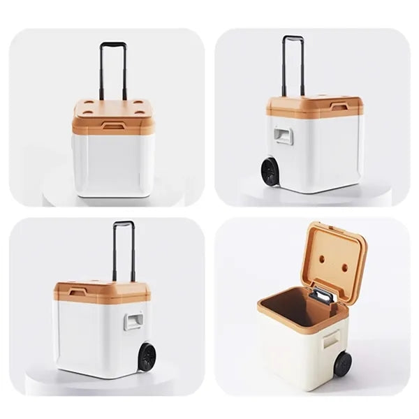 52L Wheeled Cooler Box with Handle