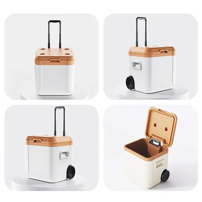 52L Wheeled Cooler Box with Handle