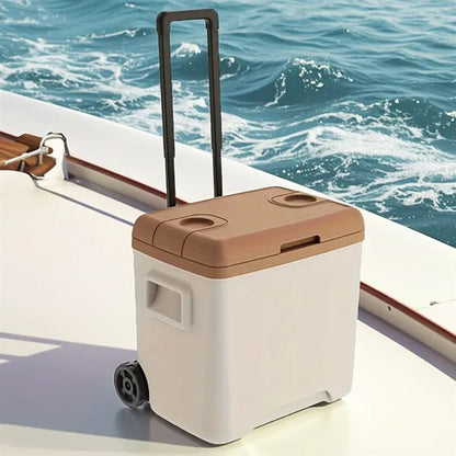 52L Wheeled Cooler Box with Handle