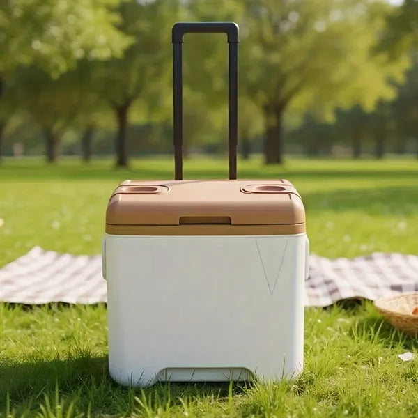 52L Wheeled Cooler Box with Handle