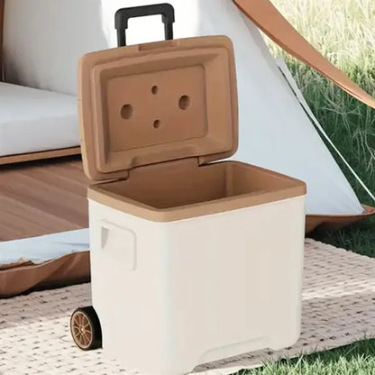 52L Wheeled Cooler Box with Handle