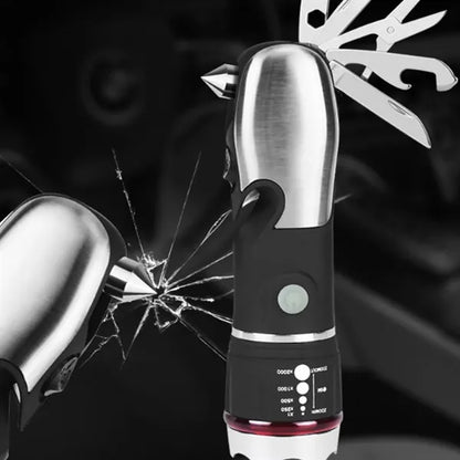 Durable Flashlight with Integrated Essential Tools