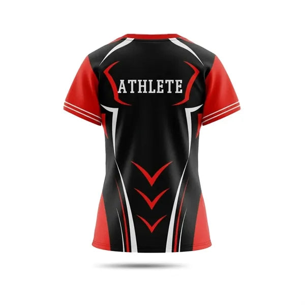 Women's Crew Neck Baseball Jersey Sublimated
