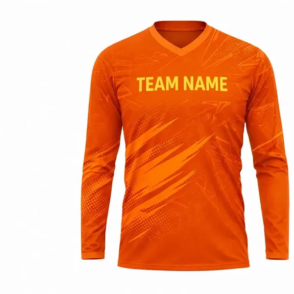 Birdseye Mesh Long Sleeve Soccer Jersey Sublimation 160G