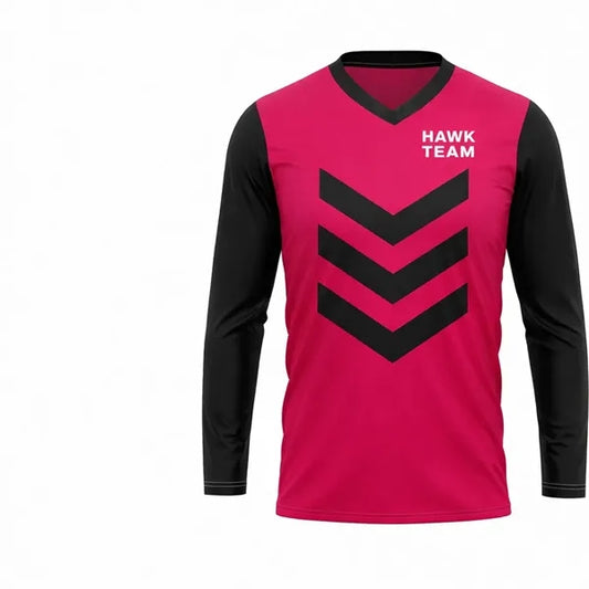 180G Silk-Feel Long Sleeve Soccer Jersey - Sublimated