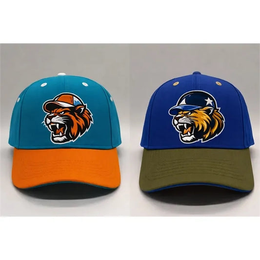 Sports Baseball Cap with Front Embroidery Interlock