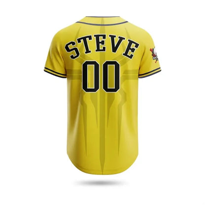 Men's Sublimated UPF DriFit Full-Button Baseball Jersey